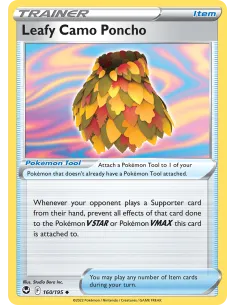 Leafy Camo Poncho - Reverse Holo