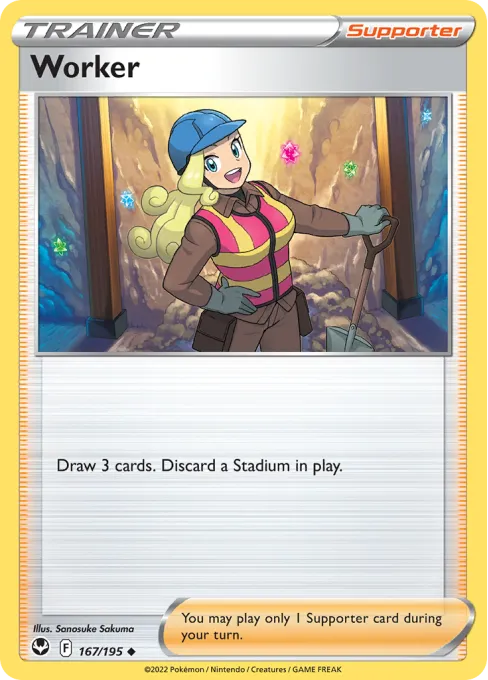 Worker - Reverse Holo