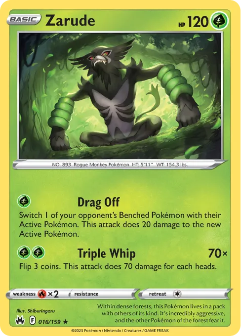 Zarude - Reverse Holo