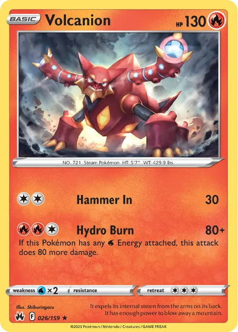 Volcanion - Reverse Holo