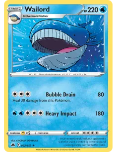 Wailord - Reverse Holo