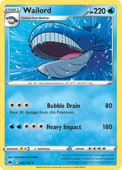 Wailord - Reverse Holo