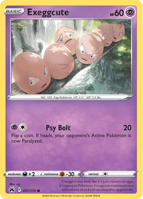Exeggcute - Reverse Holo