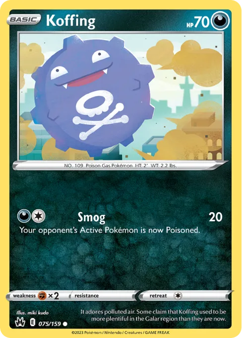 Koffing - Reverse Holo
