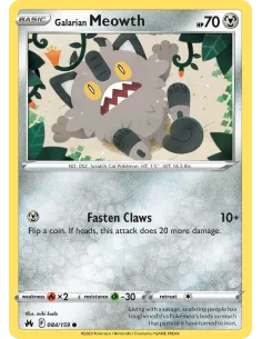 Galarian Meowth - Reverse Holo