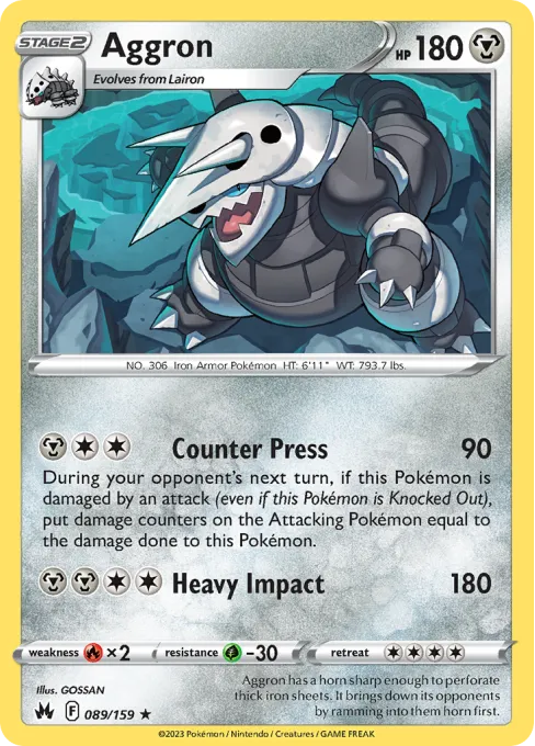 Aggron - Reverse Holo