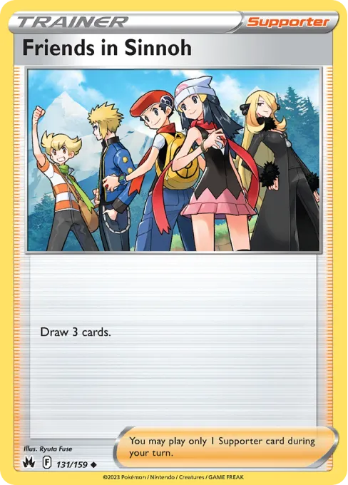 Friends in Sinnoh - Reverse Holo
