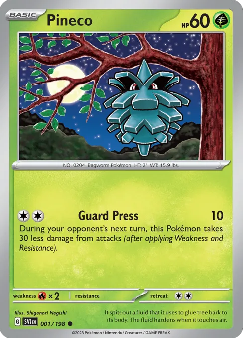 Pineco - Reverse Holo