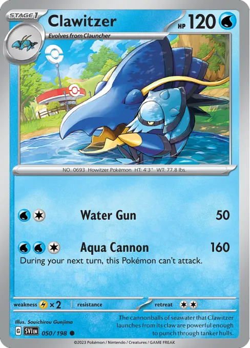 Clawitzer - Reverse Holo