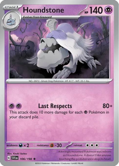 Houndstone - Reverse Holo