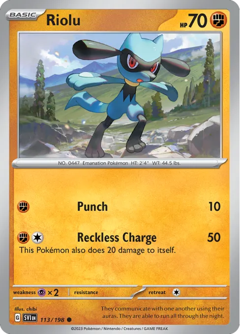 Riolu - Reverse Holo