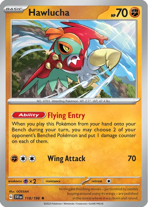Hawlucha - Reverse Holo