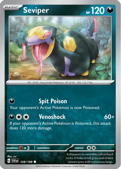 Seviper - Reverse Holo