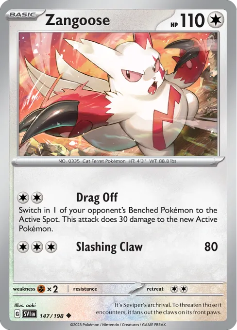 Zangoose - Reverse Holo