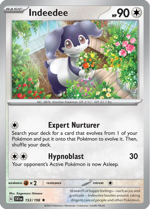 Indeedee - Reverse Holo