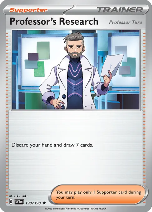 Professor's Research (Professor Turo) - Reverse Holo
