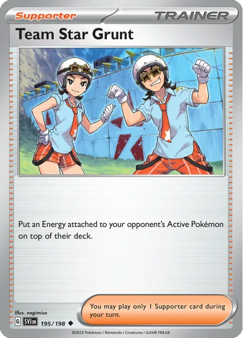 Team Star Grunt - Reverse Holo