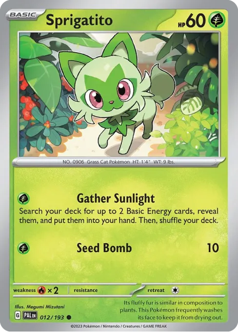 Sprigatito - Reverse Holo