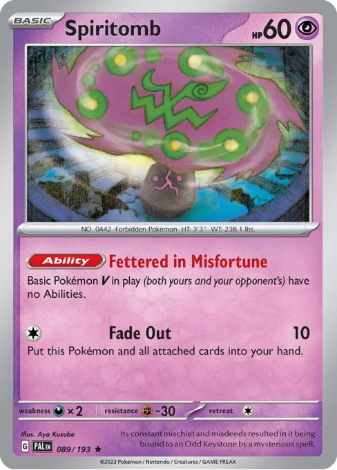 Spiritomb - Reverse Holo