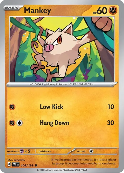 Mankey - Reverse Holo