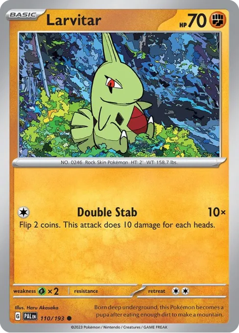 Larvitar - Reverse Holo