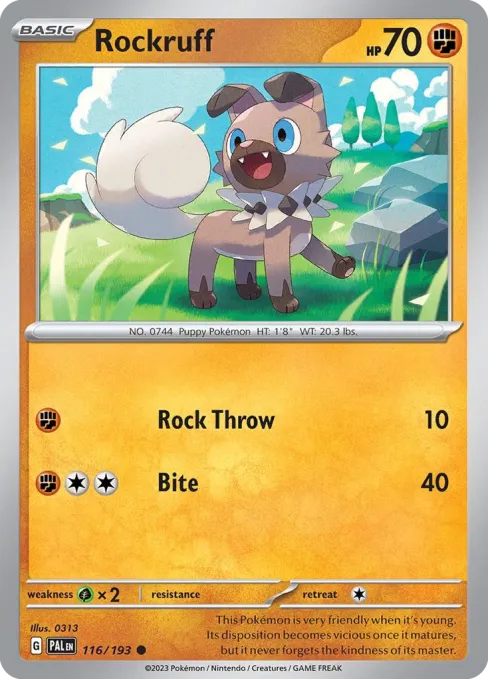 Rockruff - Reverse Holo