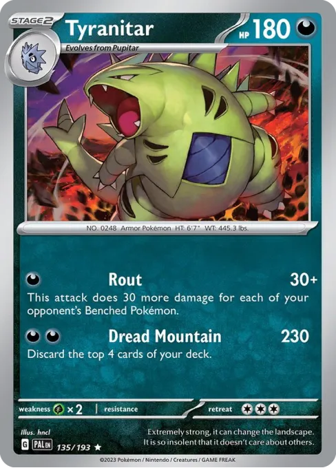 Tyranitar - Reverse Holo