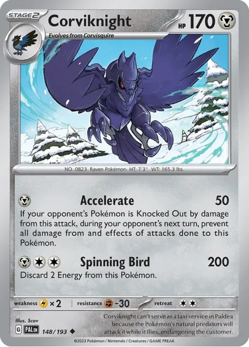 Corviknight - Reverse Holo