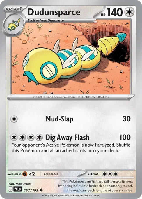 Dudunsparce - Reverse Holo