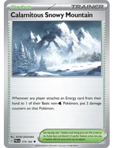 Calamitous Snowy Mountain - Reverse Holo