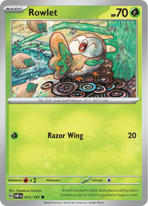 Rowlet - Reverse Holo