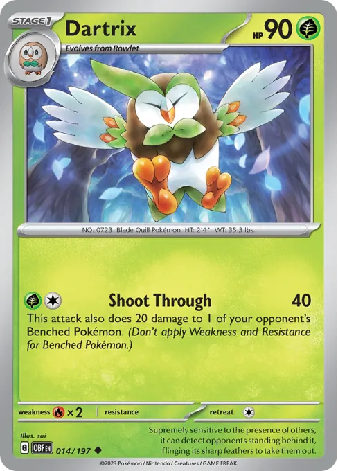 Dartrix - Reverse Holo