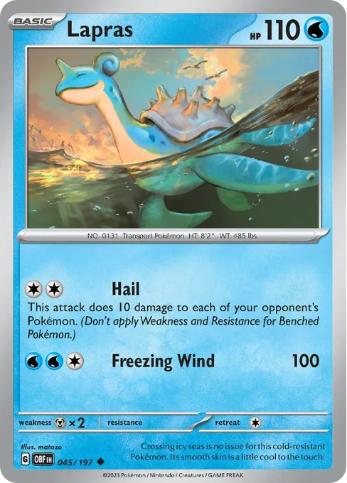 Lapras - Reverse Holo