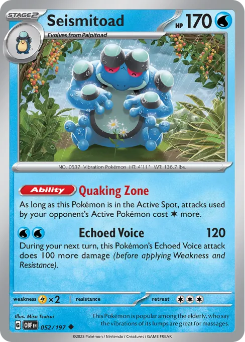 Seismitoad - Reverse Holo