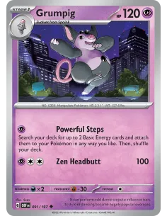 Grumpig - Reverse Holo