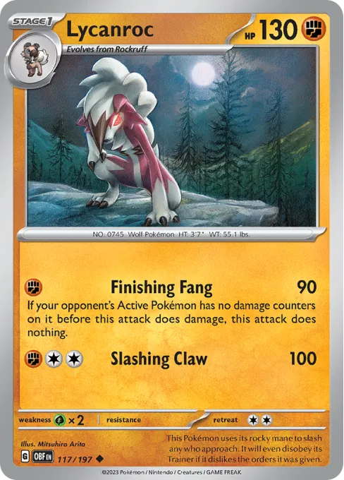 Lycanroc - Reverse Holo
