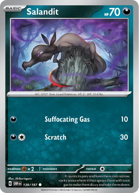 Salandit - Reverse Holo