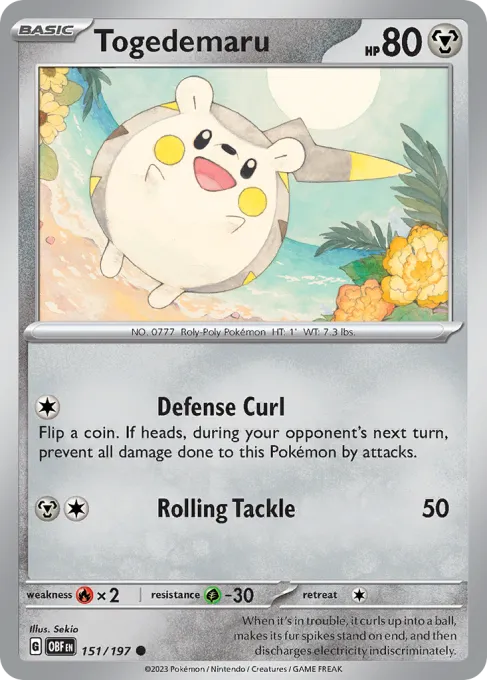 Togedemaru - Reverse Holo