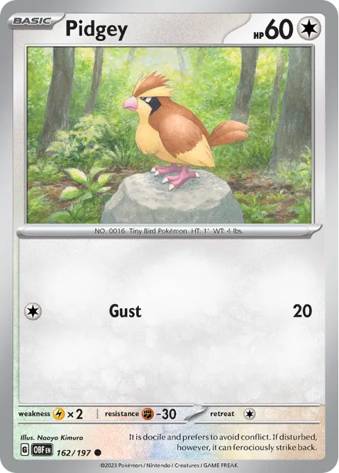 Pidgey - Reverse Holo