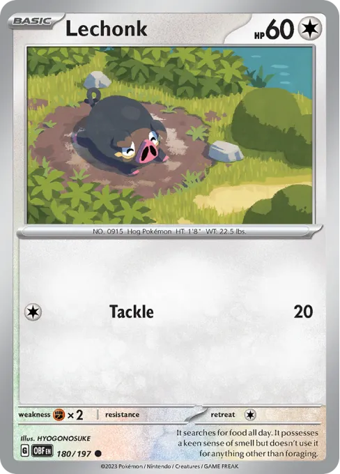 Lechonk - Reverse Holo