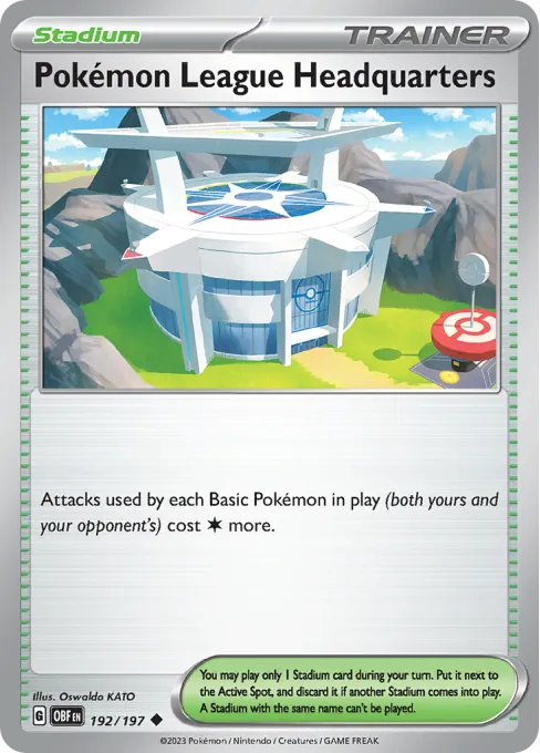 Pokémon League Headquarters - Reverse Holo
