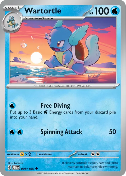 Wartortle - Reverse Holo