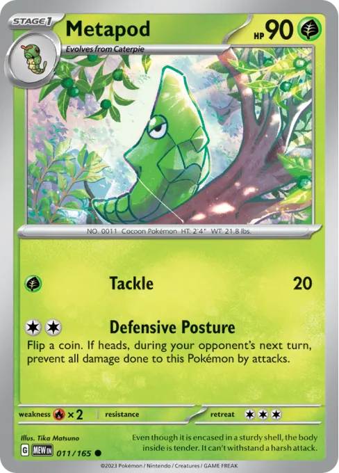 Metapod - Reverse Holo