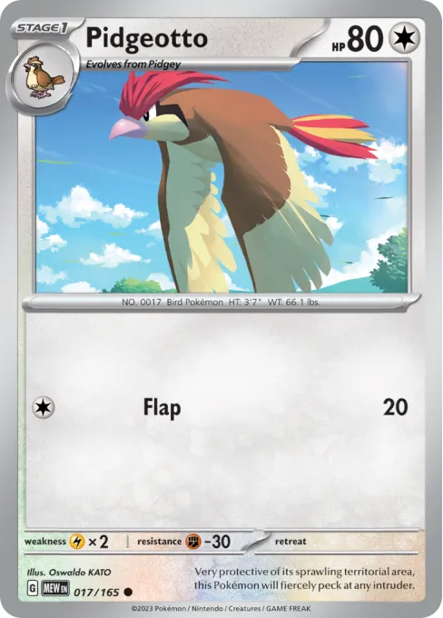 Pidgeotto - Reverse Holo