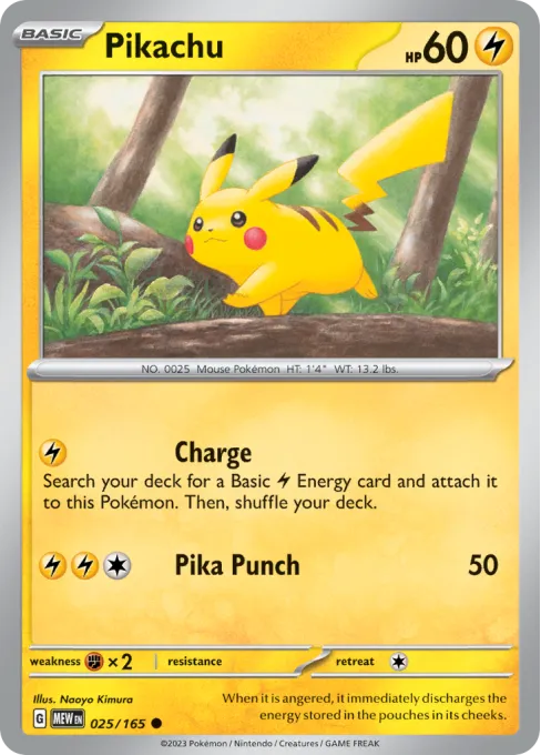 Pikachu - Reverse Holo