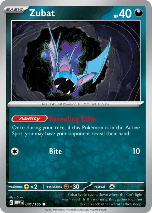 Zubat - Reverse Holo