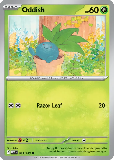 Oddish - Reverse Holo