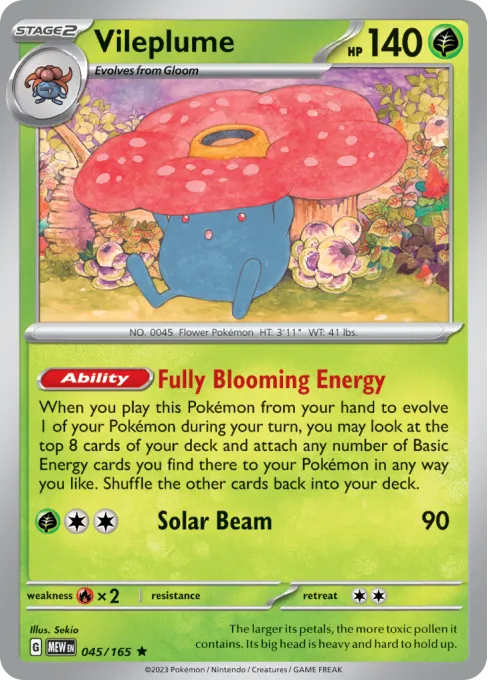 Vileplume - Reverse Holo