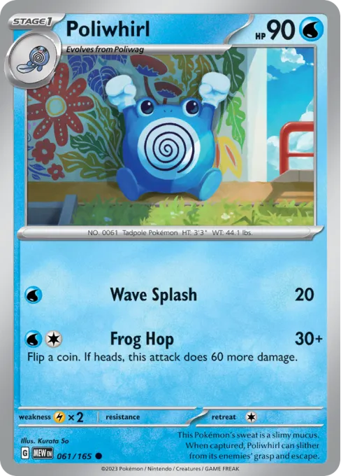 Poliwhirl - Reverse Holo