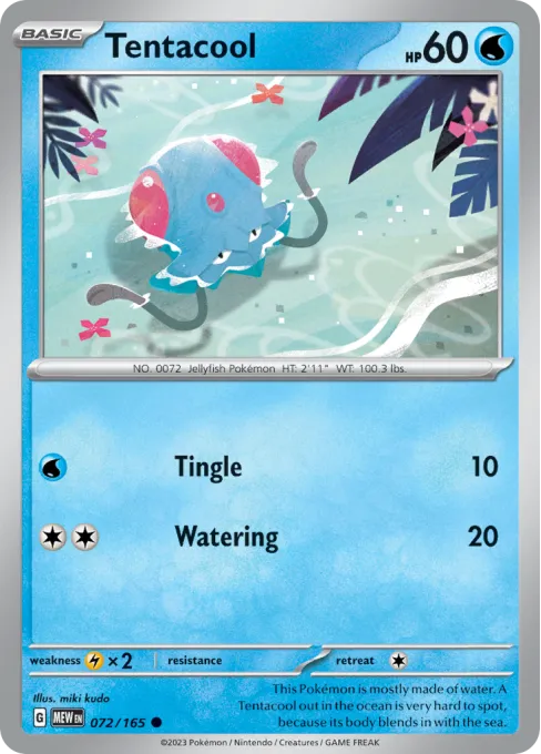 Tentacool - Reverse Holo
